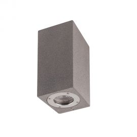 Aplice - Aplica de perete iluminat exterior ambiental IP65 LEVI gri inchis