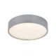 Plafoniera LED design modern Larcia IP44 argintiu