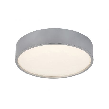 Plafoniere - Plafoniera LED design modern Larcia IP44 argintiu