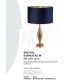 Veioze - Veioza, Lampa de masa eleganta Rye bleumarin