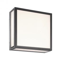 Aplice - Aplica LED de perete/tavan iluminat exterior IP65 BACHELOR gri inchis