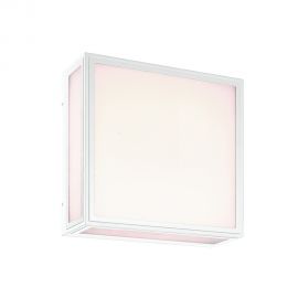 Aplice - Aplica LED de perete/tavan iluminat exterior IP65 BACHELOR alba