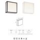 Aplice - Aplica LED de perete/tavan iluminat exterior IP65 BACHELOR alba