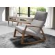 Fotolii - Fotoliu balansoar stil avangardist Rocking Chair gri