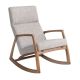 Fotolii - Fotoliu balansoar stil avangardist Rocking Chair gri