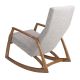 Fotolii - Fotoliu balansoar stil avangardist Rocking Chair gri
