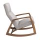 Fotolii - Fotoliu balansoar stil avangardist Rocking Chair gri