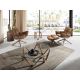 Fotolii - Fotoliu pivotant modern ultra confortabil Brown