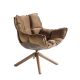 Fotoliu pivotant modern ultra confortabil Brown