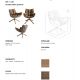 Fotolii - Fotoliu pivotant modern ultra confortabil Brown
