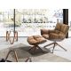 Masute Living - Masuta auxiliara design modern Walnut Round Corner