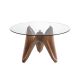 Mese dining - Masa dining design modern Walnut Round 150cm
