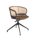 Scaun pivotant design modern Rattan