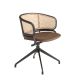 Scaun pivotant design modern Rattan