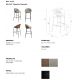 Scaune Bar - Scaun de bar avangardist si modern design italian Style