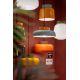 Pendule, Lustre suspendate - Lustra design retro realizata manual din ceramica si sticla MARACANÀ