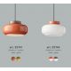 Pendule, Lustre suspendate - Lustra design retro realizata manual din ceramica si sticla MARACANÀ