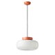 Pendule, Lustre suspendate - Lustra design retro realizata manual din ceramica si sticla MARACANÀ