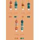 Pendule, Lustre suspendate - Lustra retro realizata manual din ceramica Bumbum