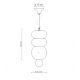 Pendule, Lustre suspendate - Lustra retro realizata manual din ceramica Bumbum