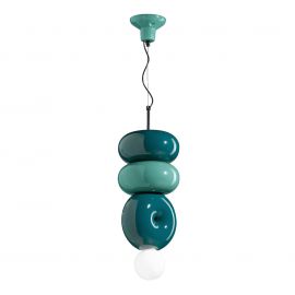 Pendule, Lustre suspendate - Lustra retro realizata manual din ceramica Bumbum