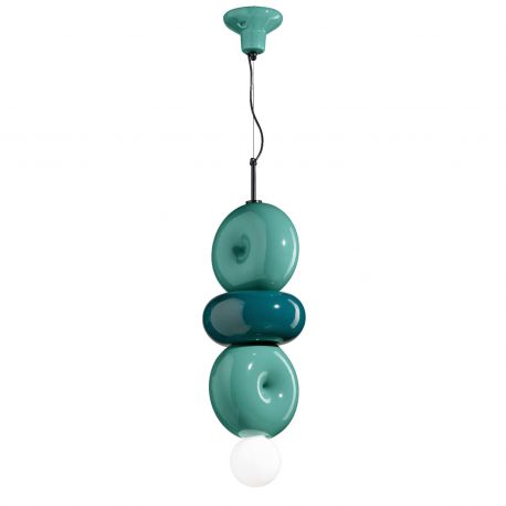 Pendule, Lustre suspendate - Lustra retro realizata manual din ceramica Bumbum