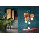 Pendule, Lustre suspendate - Lustra retro realizata manual din ceramica Bumbum