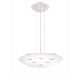 Pendule, Lustre suspendate - Lustra LED suspendata design modern Triangolo alba