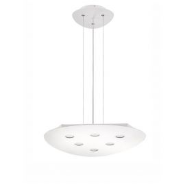 Pendule, Lustre suspendate - Lustra LED suspendata design modern Triangolo alba