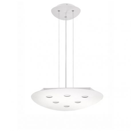Pendule, Lustre suspendate - Lustra LED suspendata design modern Triangolo alba