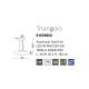 Pendule, Lustre suspendate - Lustra LED suspendata design modern Triangolo aurie