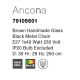 Pendule, Lustre suspendate - Pendul design decorativ Ancona maro