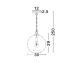 Pendule, Lustre suspendate - Pendul design decorativ Ancona maro