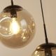 Pendule, Lustre suspendate - Lustra cu 5 pendule design modern minimalist Punch 5Lt