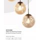 Pendule, Lustre suspendate - Lustra cu 5 pendule design modern minimalist Punch 5Lt