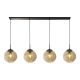 Pendule, Lustre suspendate - Lustra cu 4 pendule design modern minimalist Punch 4Lt