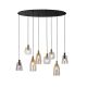 Pendule, Lustre suspendate - Lustra cu 8 pendule design modern Divine