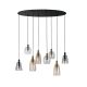Pendule, Lustre suspendate - Lustra cu 8 pendule design modern Divine