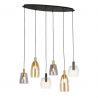 Lustra cu 6 pendule design modern Divine