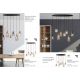Pendule, Lustre suspendate - Lustra cu 6 pendule design modern Divine