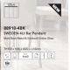Pendule, Lustre suspendate - Lustra moderna cu 4 pendule Sweden negru, fumuriu