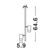 Spoturi tavan fals - Lustra incastrata design minimalist PONGO 2L