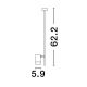 Lustre aplicate - Lustra moderna design minimalist PONGO 1L