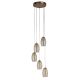 Pendule, Lustre suspendate - Lustra cu 5 pendule suspendata moderna Cyclone