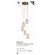 Pendule, Lustre suspendate - Lustra cu 5 pendule suspendata moderna Cyclone