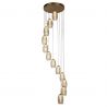 Lustra cu 12 pendule suspendata moderna Cyclone