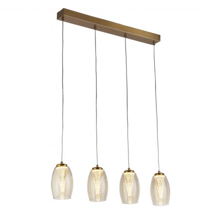 Pendule, Lustre suspendate - Lustra cu 4 pendule suspendata moderna Cyclone