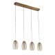 Pendule, Lustre suspendate - Lustra cu 4 pendule suspendata moderna Cyclone