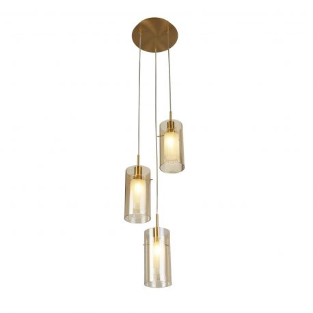 Pendule, Lustre suspendate - Lustra moderna cu 3 pendule Duo III