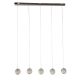Pendule, Lustre suspendate - Lustra moderna cu 5 pendule LED Allure